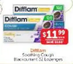 WHOLELIFE Difflam Soothing Cough Blackcurrant offer