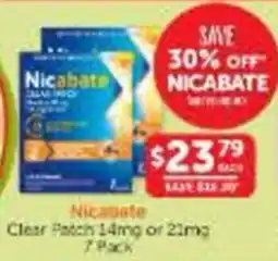 WHOLELIFE Nicabate Clear Patch offer