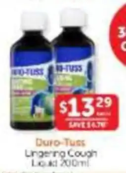 WHOLELIFE Duro-Tuss Lingering Cough Liquid offer