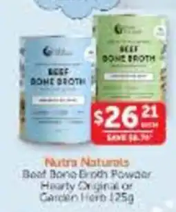 WHOLELIFE Nutra Naturals Beef Bone Broth Powder offer