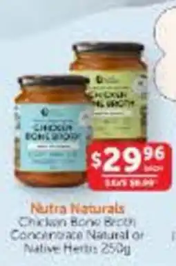 WHOLELIFE Nutra Naturals Chicken Bone Broth Concentrate Natural or Native Herbs offer