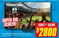 The Good Guys Hisense 85 inch TV offer