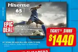 The Good Guys Hisense 65 inch TV offer
