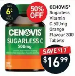 Chemist King Cenovis Sugarless C offer
