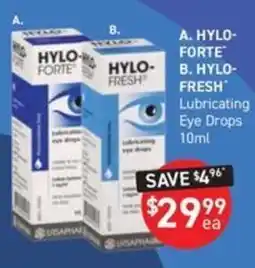 Chemist King Hylo Forte Lubricating Eye Drops offer