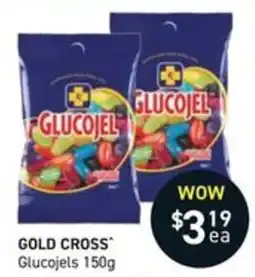 Chemist King GOLD CROSS Glucojels offer