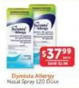 WHOLELIFE Dynista Allergy Nasal Spray offer