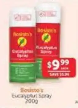 WHOLELIFE Bosisto's Eucalyptus Spray offer