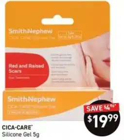 Chemist King SmithNephew CICA-CARE Silicone Gel offer