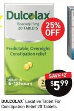 Chemist King Dulcolax Laxative Tablet For Constipation Relief offer