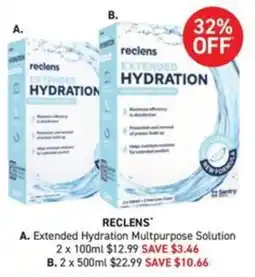 Chemist King Reclens Extended Hydration offer