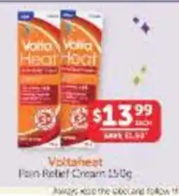 WHOLELIFE Voltaren Pain Relief Cream offer
