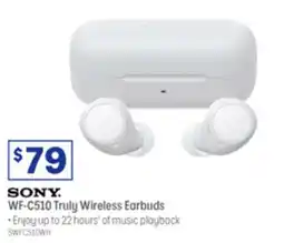 Officeworks Sony WF-C510 Truly Wireless Earbuds offer
