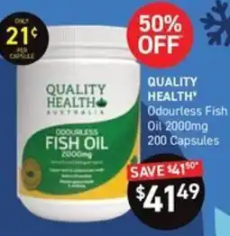 Chemist King Quality Health Odourless Fish Oil offer