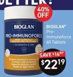 Chemist King Bioglan Pro-ImmunoForce offer