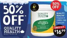 Chemist King Quality Health Vitamin D 1000IU 300 Capsules offer
