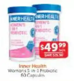 WHOLELIFE Inner Health Women's 5-in-1 Probiotic offer