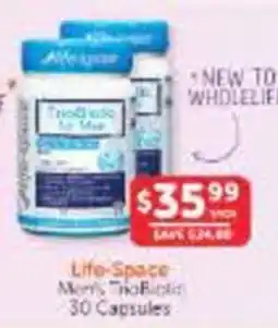 WHOLELIFE Life-Space Men's ThroBiotic offer