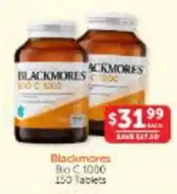 WHOLELIFE Blackmores Bio C 1000 offer