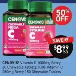 Chemist King Cenovis Vitamin C 1000mg Berry offer