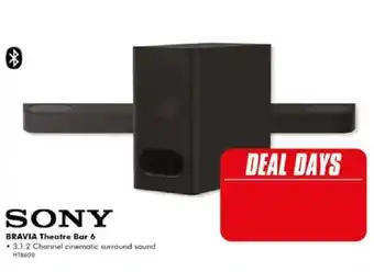 The Good Guys Sony BRAVIA Theatre Bar 6 offer