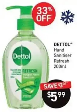 Chemist King Dettol Hand Sanitiser Refresh offer
