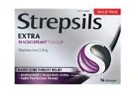 Pharmacy4Less Strepsils Extra Anaesthetic Lozenges Blackcurrant 36 Pack offer