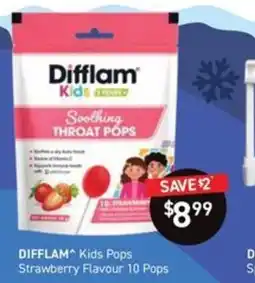 Chemist King Diffilam Kids Soothing Throat Pops offer