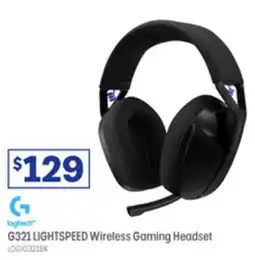 Officeworks Logitech G321 LIGHTSPEED Wireless Gaming Headset offer