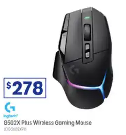 Officeworks Logitech G502X Plus Wireless Gaming Mouse offer