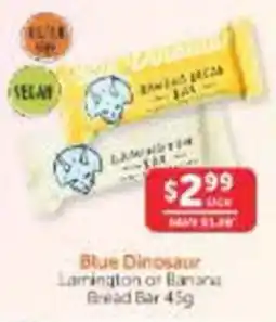 WHOLELIFE Blue Dinosaur Lamington or Banana Bread Bar offer