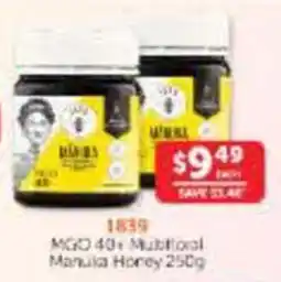 WHOLELIFE Manuka MGO 40+ Multifloral Manuka Honey offer