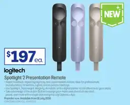 Officeworks logitech Spotlight 2 Presentation Remote offer