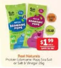 WHOLELIFE Real Naturals Protein Edamame Pops offer