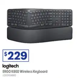 Officeworks logitech ERGO K860 Wireless Keyboard offer
