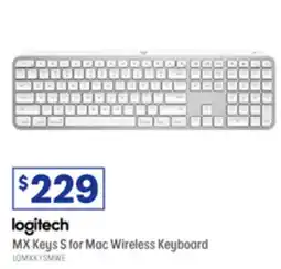 Officeworks logitech MX Keys S for Mac Wireless Keyboard offer