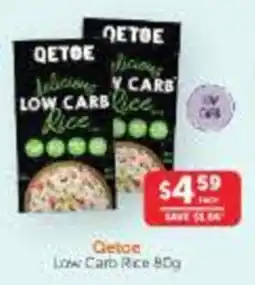 WHOLELIFE Qetoe Low Carb Rice offer