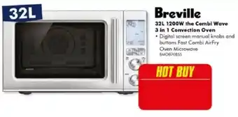 The Good Guys Breville 32L 1200W the Combi Wave 3 In 1 Convection Oven offer
