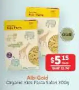 WHOLELIFE Alb-Gold Organic Kids Pasta Safari offer