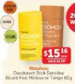 WHOLELIFE WooHoo Deodorant Stick Sensitive offer