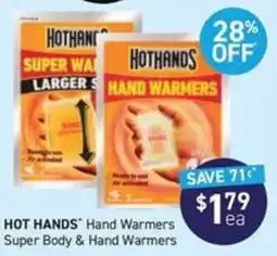 Chemist King Hot Hands Hand Warmers Super Body & Hand Warmers offer