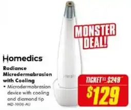 The Good Guys Homedics Radiance Microdermabrasion with Cooling offer