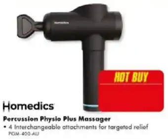 The Good Guys Homedics Percussion Physio Plus Massager offer