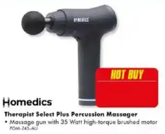 The Good Guys Homedics Therapist Select Plus Percussion Massager offer