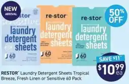 Chemist King Restor Laundry Detergent Sheets offer
