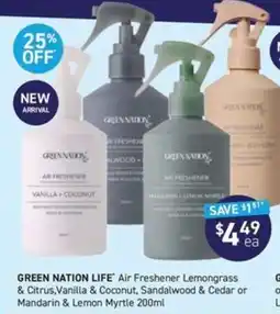 Chemist King Green Nation Life Air Freshener offer