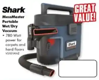 The Good Guys Shark MessMaster Portable Wet/Dry Vacuum offer