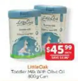WHOLELIFE LittleOak Toddler Milk With Olive Oil offer
