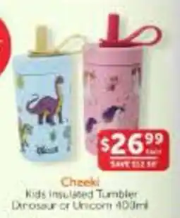 WHOLELIFE Cheeki Kids Insulated Tumbler offer