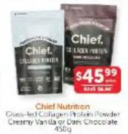 WHOLELIFE Chief Nutrition Grass-fed Collagen Protein Powder offer